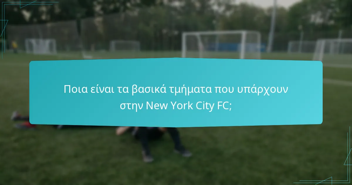 Πώς λειτουργεί η διαδικασία λήψης αποφάσεων στην New York City FC;